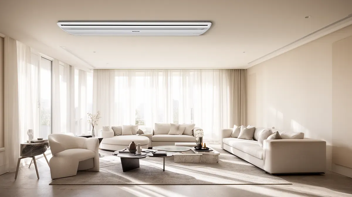 Clim gainable Mitsubishi pour 100 m² : puissance idéale et budget complet