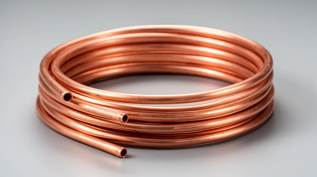 Couronne de liaison frigorifique en cuivre avec tubes 1/4 et 3/8
