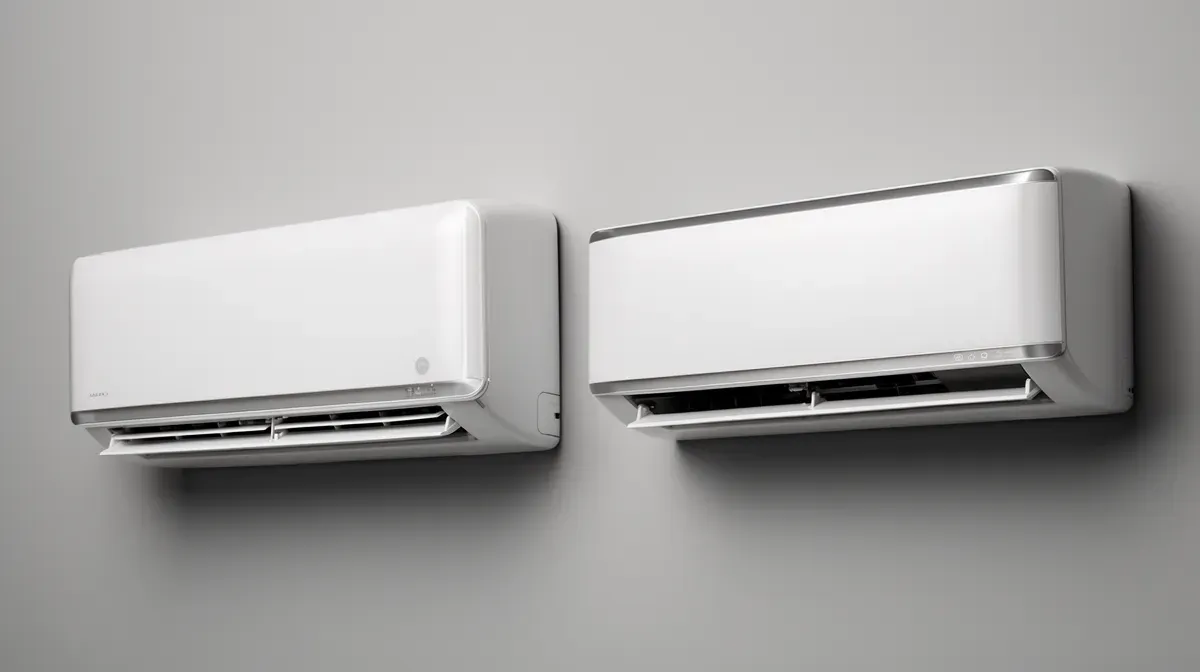 Comparaison de deux unités de climatisation murale de générations différentes
