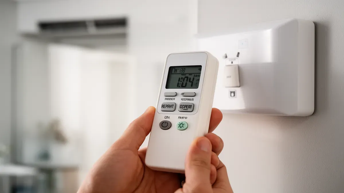 Télécommande de climatiseur Daikin Comfora en gros plan