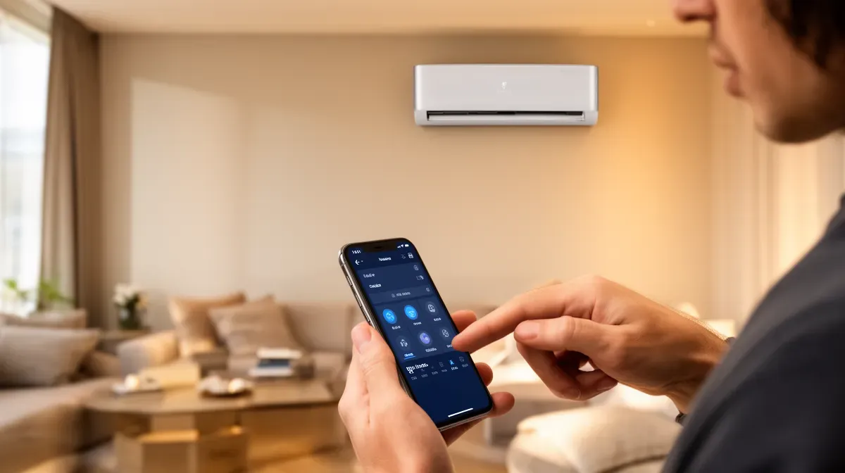 Utilisation de l'application mobile pour contrôler un climatiseur Daikin