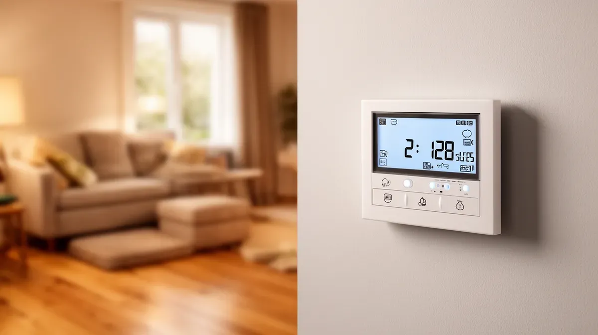 Panneau de contrôle et thermostat d'ambiance pour régler une pompe à chaleur Mitsubishi Zubadan