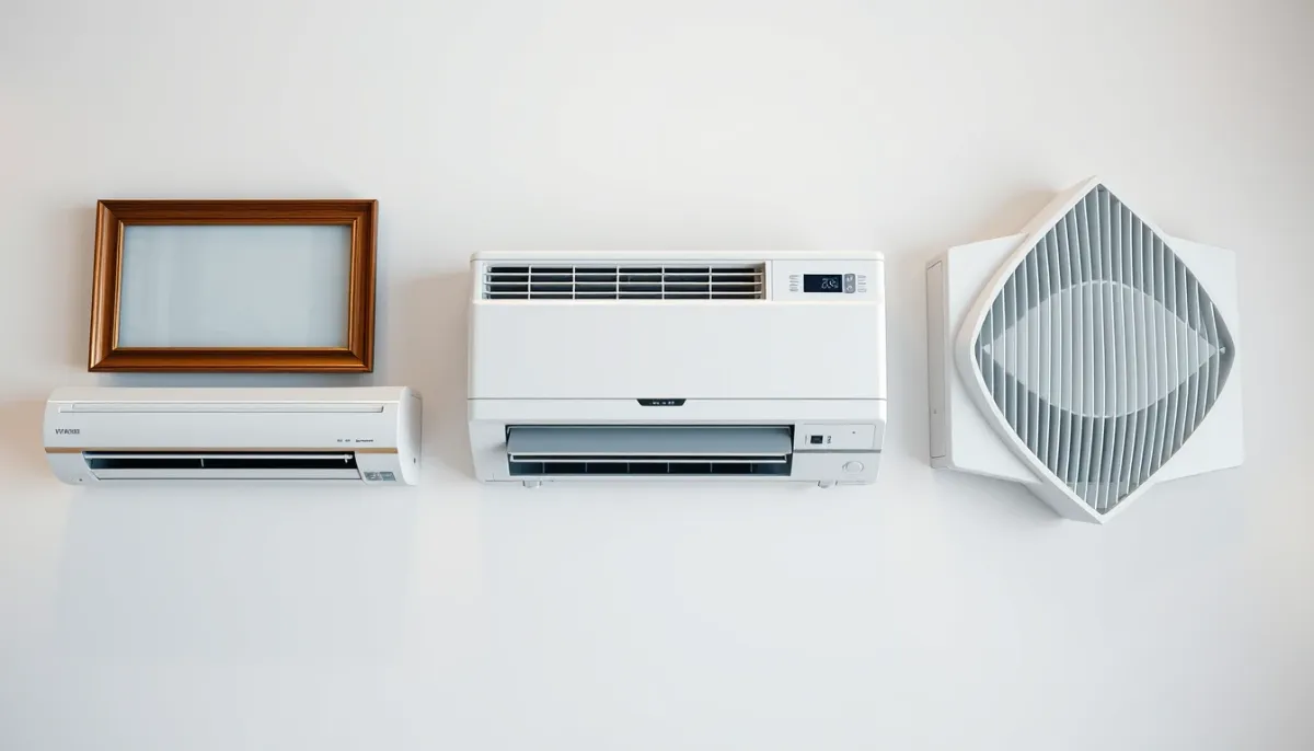 Comparatif visuel entre le LG Artcool Gallery, le Daikin Emura 3 et le Mitsubishi LN Diamond