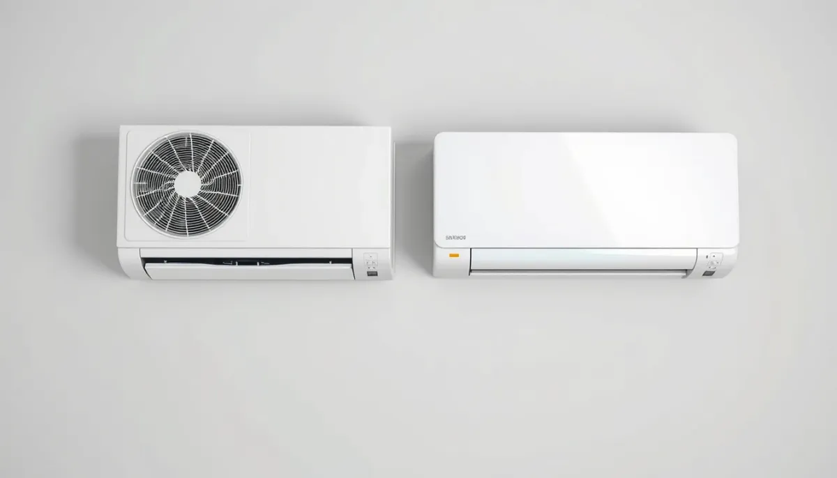 Comparaison de deux climatiseurs muraux de marques différentes
