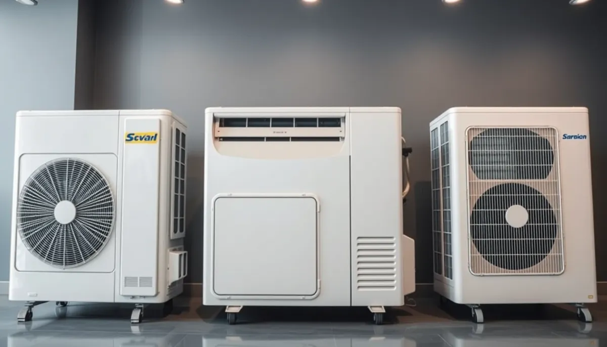 Comparatif de trois climatiseurs de marques différentes